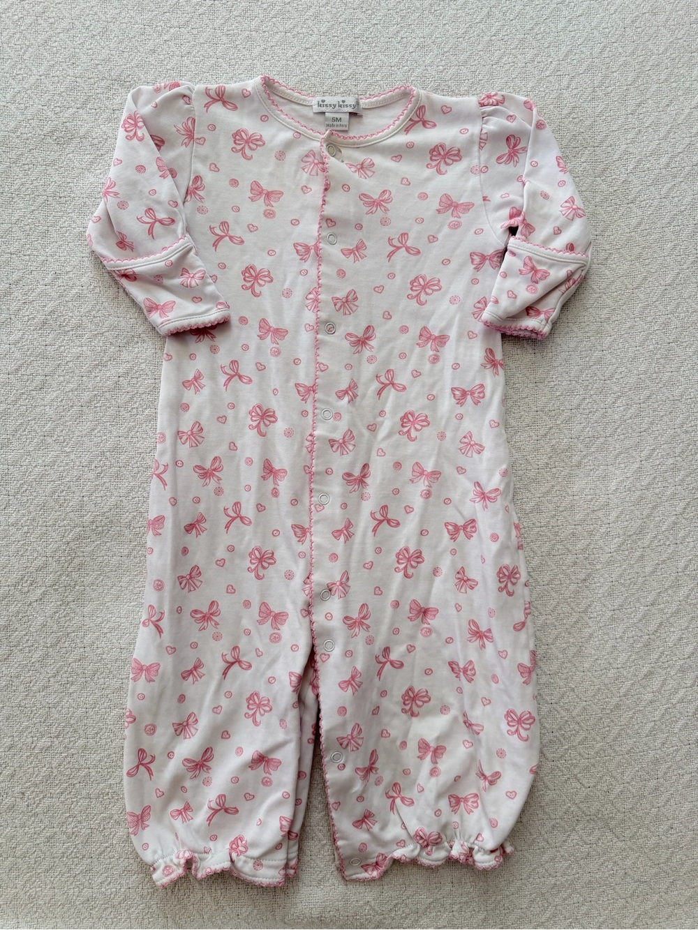 Kissy Kissy Pink Bows Convertible Gown